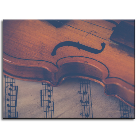 Canvas Print Music Violin 40x30 cm