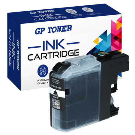 Compatible Ink Cartridge Brother LC123 DCP-J132w J152w J552dw MFC-J4410dw 4510dw - GP-B123BK XL Black