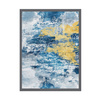 Poster Abstract_7 24X30 cm + gray stone frame