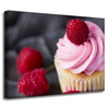 Canvas Print Kitchen Raspberry Cupcake 40x30 cm
