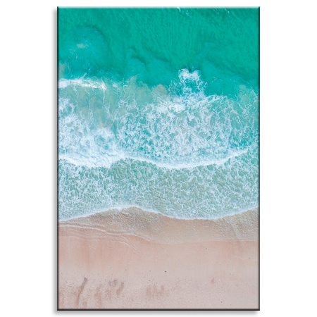 Canvas Print Water Foam Waves Sea Nature 80x120 cm