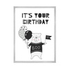 It's your birthday Poster 40X50 cm + silver frame