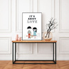 Children's poster It's about love 50X70 cm