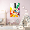 Canvas Print Colored Pencils Circle of Colorful Imagination 80x120