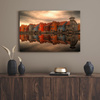 Canvas Print Nature Colorful Houses Netherlands 40x30 cm