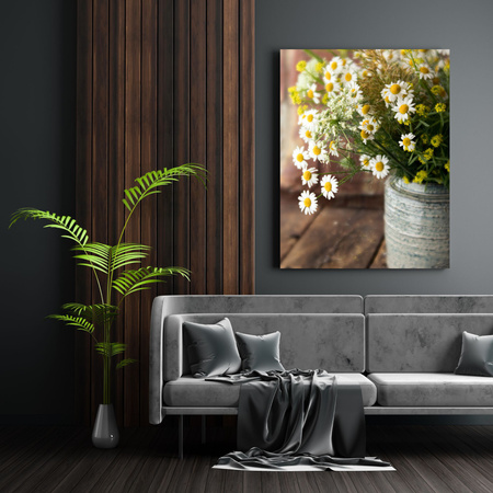 Canvas Print Botany Bouquet of Wild Flowers 30x40 cm