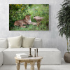 Canvas Print Animals Lionesses 40x30 cm