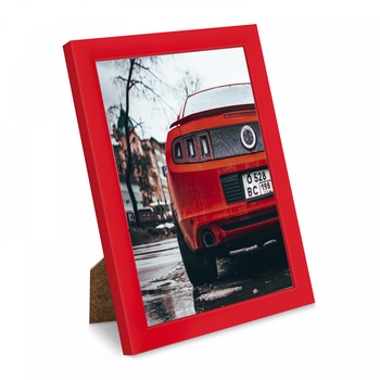 Photo frame 18x24 cm red - photo frame
