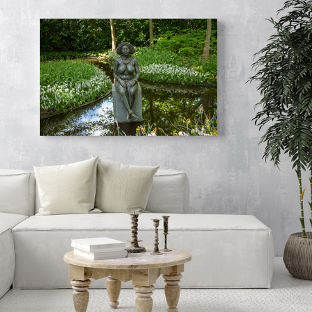 Canvas Print Architecture Sculpture of a woman 40x30 cm