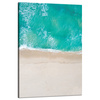 Canvas Print Water Beach Waves Sun 80x120 cm