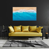 Canvas Print Sunny Beach Ocean Water 100x80 cm