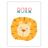 Children's Roar poster 30X40 cm + green frame