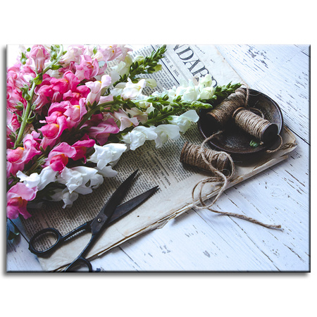 Canvas Print Botany Snapdragons_2 40x30 cm