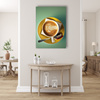Canvas Print Coffee Vintage Stylish Cafe 80x120