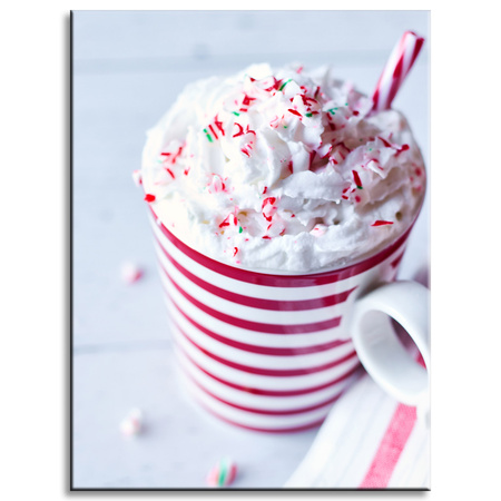 Canvas Print Kitchen Drink Whipped Cream 30x40 cm