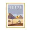 Poster Egypt, 40X50 cm + gold frame