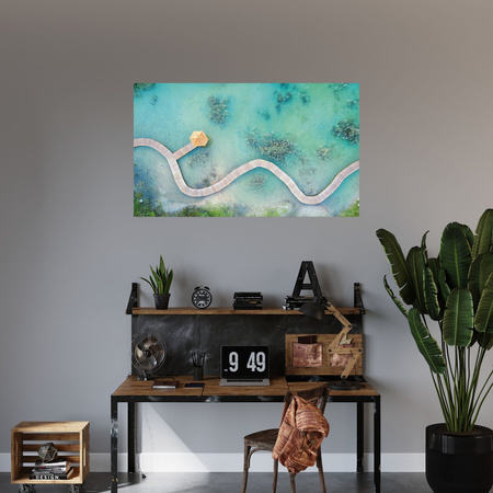 Canvas Print Holidays Bali Water Relaxation Sun 100x80 cm