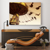 Canvas Print People Carousel 40x30 cm