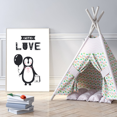 Birthday Poster With love_2 24X30 cm + yellow frame