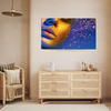 Canvas Print Golden Woman Face Modern Art 100x80 cm