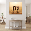 Personalized Custom Canvas Print - Your photo on Canvas 90x90 cm