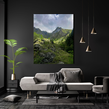 Canvas Print Nature Mountains 40x120 cm