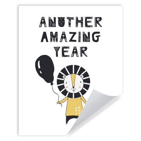 Another amazing year Birthday Poster 24X30 cm