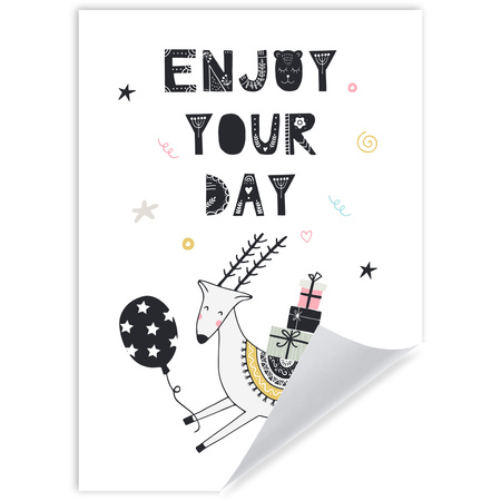 Birthday Poster Enjoy your day 21X29.7 cm