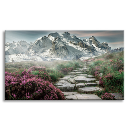 Canvas Print Nature Heathland in the Mountains 40x30 cm