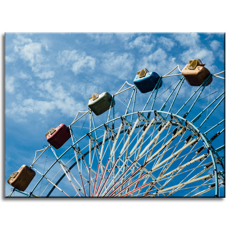 Canvas Print Architecture Amusement Park 40x30 cm
