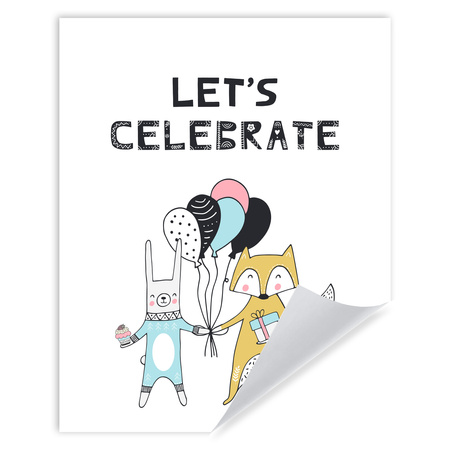 Let's celebrate Birthday Poster_2 40X50 cm