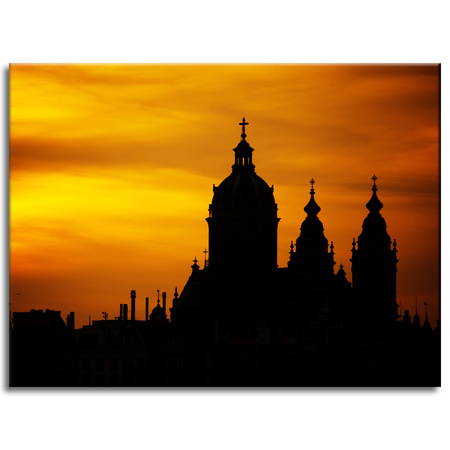 Canvas Print Architecture Rome Sunset 40X30 cm