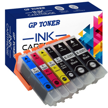 Set of 6x Ink substitute for Epson Expression Premium XP-530 540 640 Series GP-E3365XL CMYKK