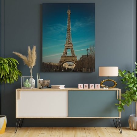 Canvas Print Architecture Eiffel Tower 30x40 cm