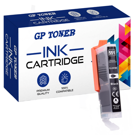 Replacement ink for Canon Pixma MG5550 5650 MX925 GP-C551XL BK GP