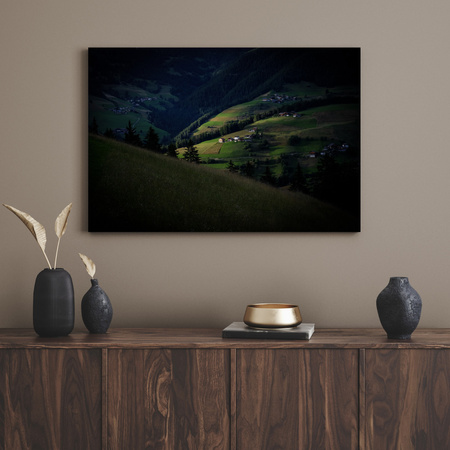 Canvas Print Nature Mountain Upland 40x30 cm