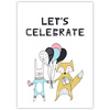 Let's celebrate Birthday Poster_2 50X70 cm + silver frame
