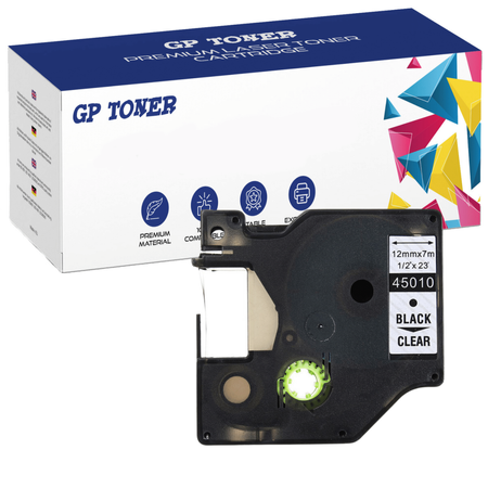 Tape for Dymo D1 45010 12mm x 7m GP-DY45010