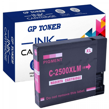 Replacement ink for Canon PGI-2500XLM Maxify iB4000 iB4050 iB4150 MB5000 MB5155 MB5350 MG5450- GP-C2500XL M