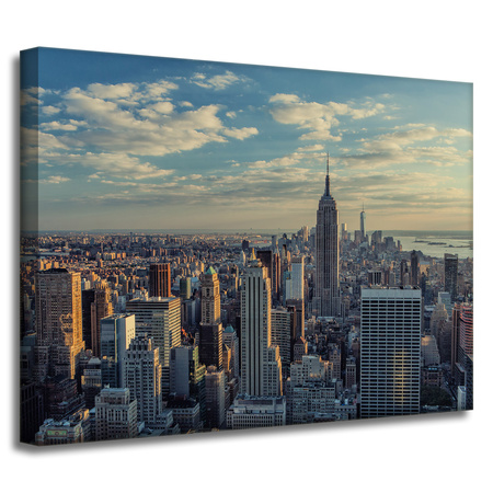 Canvas Print Architecture Sunset Manhattan 40X30 cm