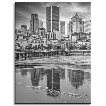 Canvas Print Architecture Skyscrapers 30x40 cm