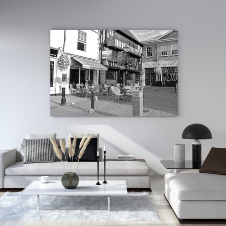 Canvas Print Architecture Cafe 40x30 cm
