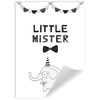 Little mister Birthday Poster 50X70 cm