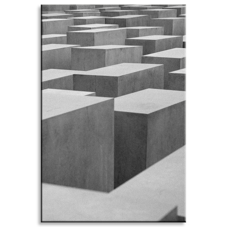 Canvas Print Abstract Concrete Cubes 80x120