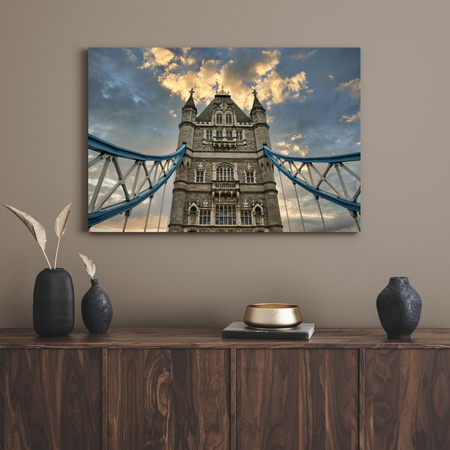 Canvas Print Architecture England Bridge 40x30 cm