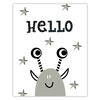 Children's Hellow poster 40X50 cm + gold frame