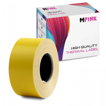 Thermal tape label paper MP-RL-15*4M-BY Bright Yellow