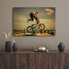 Canvas Print Youth Bike Acrobatics 40x30 cm