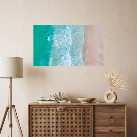Canvas Print Ocean Waves Nature Beach 100x80 cm