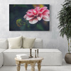 Canvas Print Botanical Pink Dahlia 40x30 cm